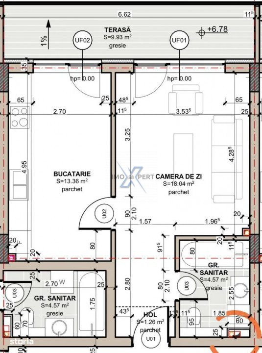Apartament cu 2 camere, etaj intermediar, Eroilor, Floresti!