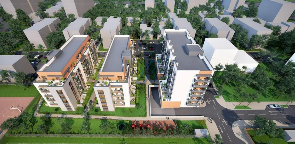 Apartament de 2 camere, Intre Lacuri , Bloc Nou!