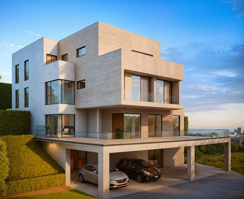 Teren autorizat de duplex, cu view spre oras pe Sud, Dambul Rotund