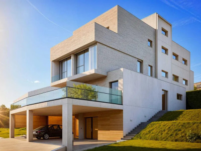 Teren autorizat de duplex, cu view spre oras pe Sud, Dambul Rotund