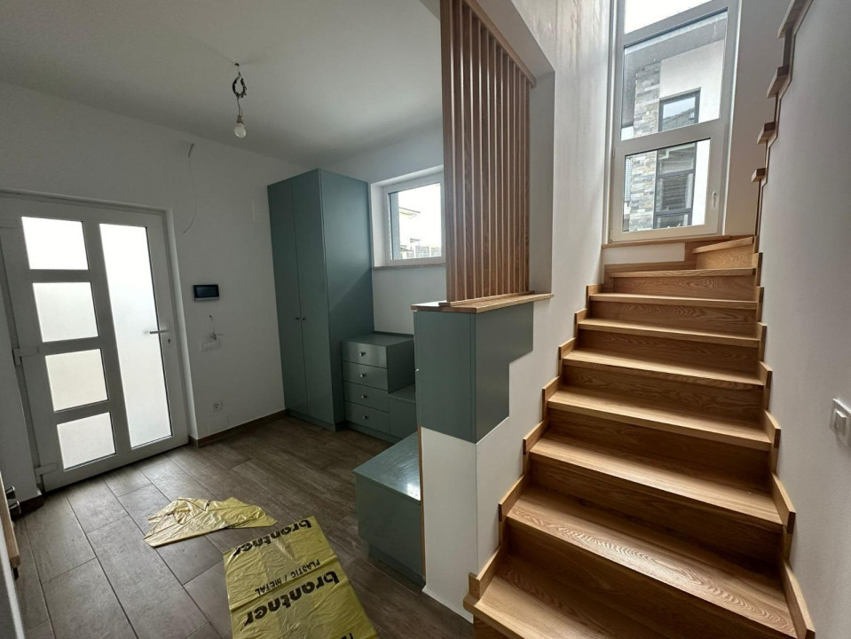 Duplex finisat si mobilat 210 mp utili, 175 mp curte, Borhanci