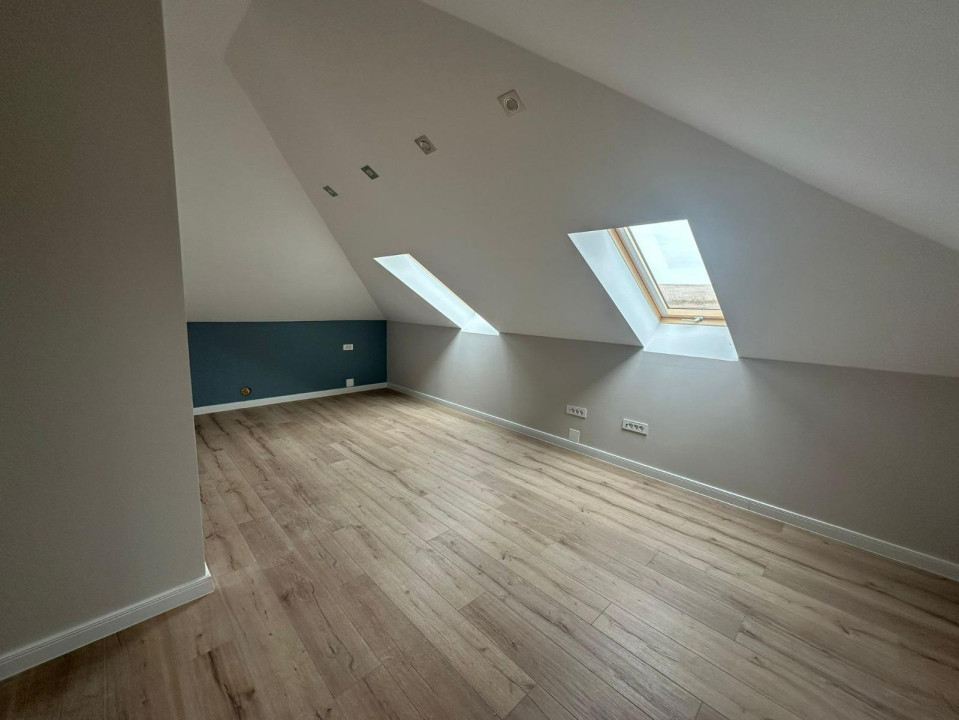 Duplex finisat si mobilat 210 mp utili, 175 mp curte, Borhanci