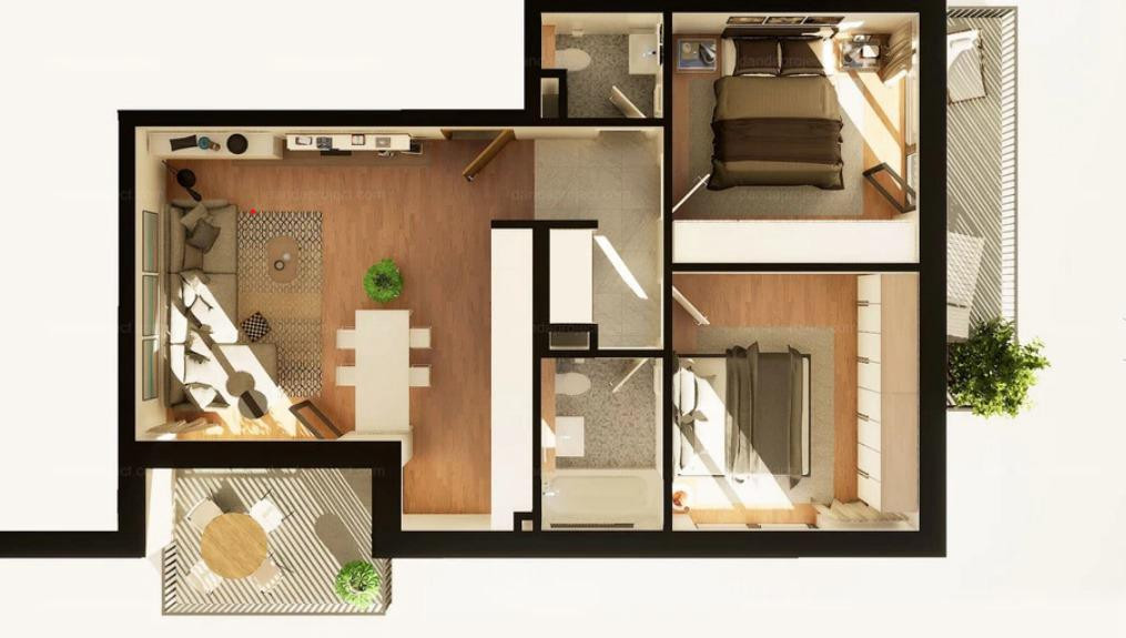 Apartamente de 1,2,3 camere , Intre Lacuri, Bloc Premium!