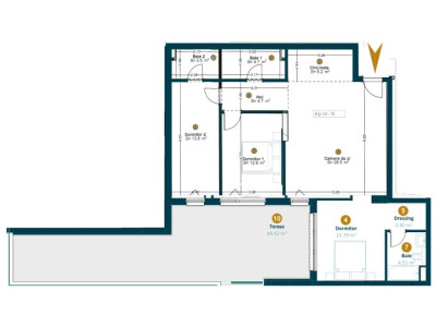 Apartament 4 camere bloc nou zona Intre Lacuri 
