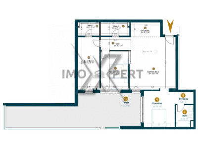 Apartament 4 camere bloc nou zona Intre Lacuri 