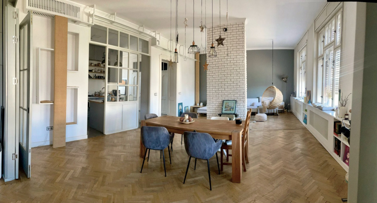 Apartament superb, 3 camere, 120 mp, Clădire istorică, Calea Dorobanților