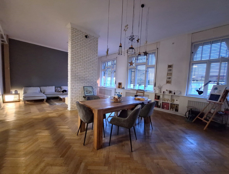 Apartament superb, 3 camere, 120 mp, Clădire istorică, Calea Dorobanților