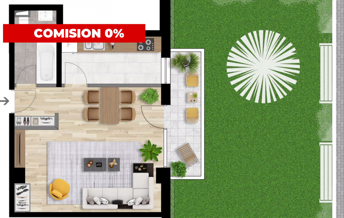 Apartament cu 1 camera, Zona Iulius, Intre Lacuri