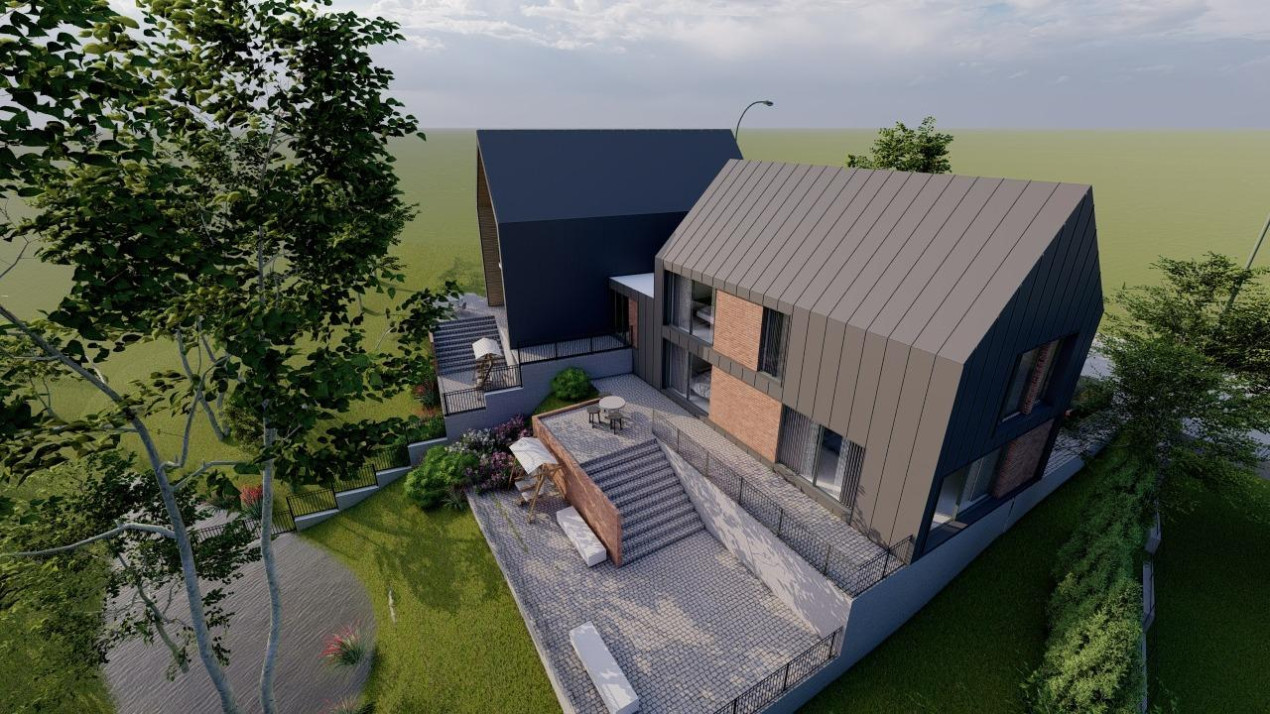 Casa Individuala in Popesti, 4 camere, 180mp utili cu 500 mp teren!