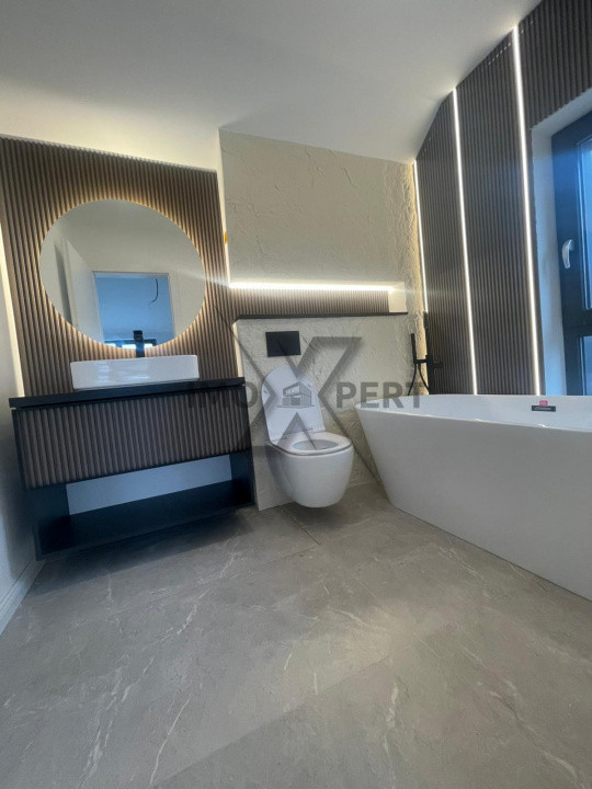 Casa Ultrafinisata, 5 camere, 3 bai, 170 m utili, teren 500m2, Popesti