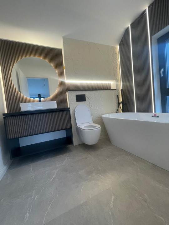 Casa Ultrafinisata, 5 camere, 3 bai, 170 m utili, teren 500m2, Popesti