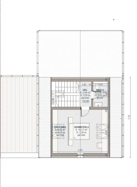 Casa tip duplex, 221 mp util si 525 mp teren, Salicea