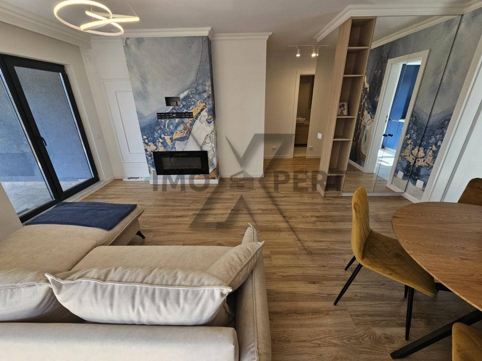 Apartament 2 camere, lux, terasa 23mp, zona Vivo Mall