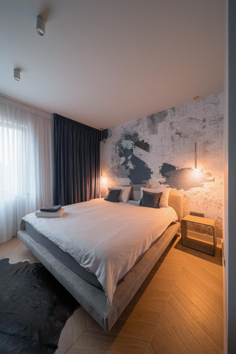 Apartament cu 3 camere, mobilat premium , parcare, cartier Buna Ziua 