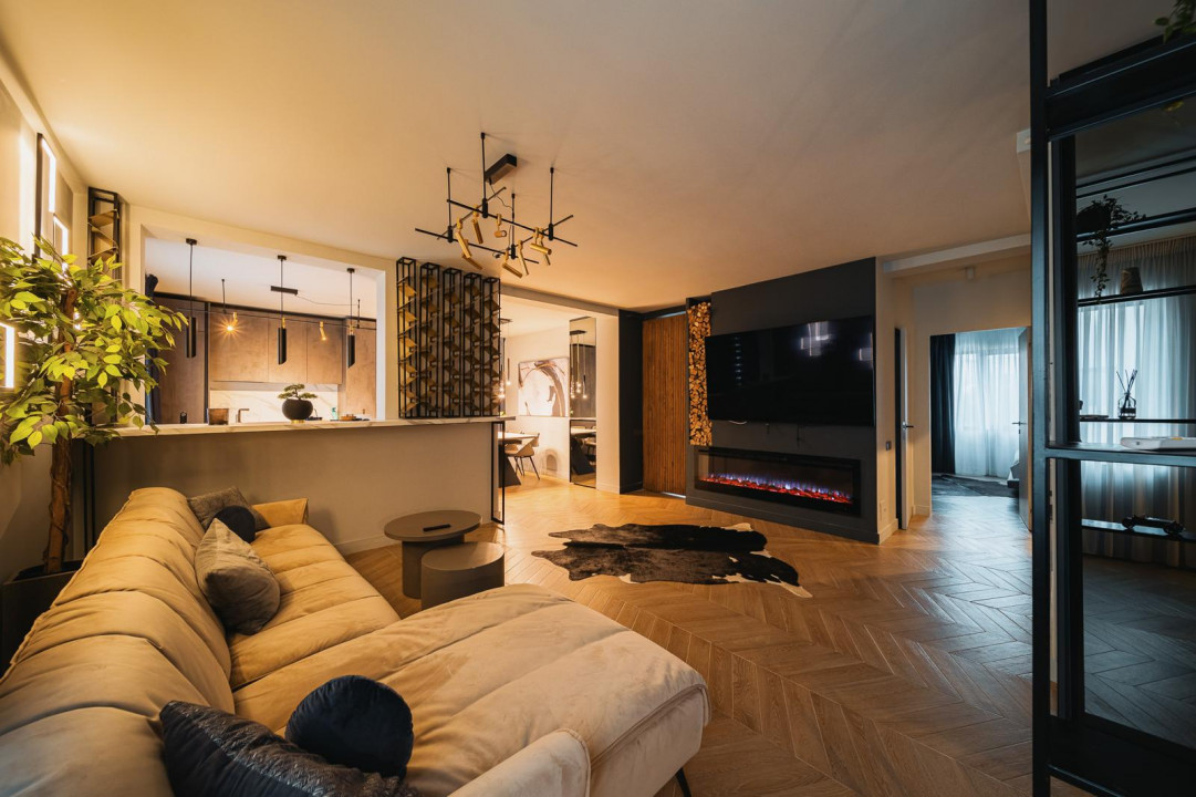 Apartament cu 3 camere, mobilat premium , parcare, cartier Buna Ziua 