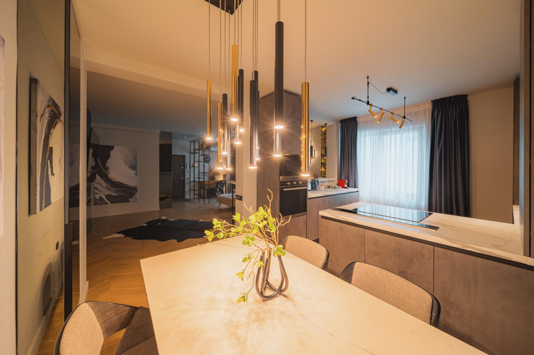 Apartament cu 3 camere, mobilat premium , parcare, cartier Buna Ziua 