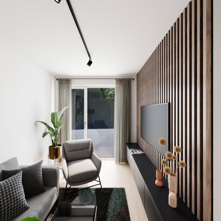 Apartament 2 camere, 44 mp, semifinisat, Apahida