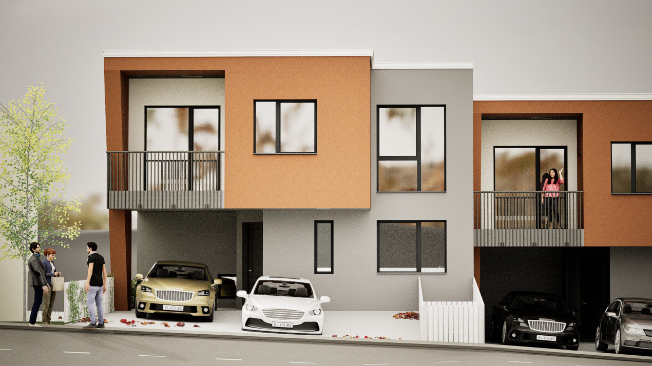 Apartament 2 camere, 44 mp, semifinisat, Apahida