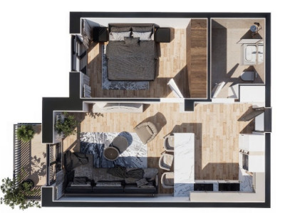 Apartament 2 camere, etaj intermediar,bloc premium Baciu Regal 