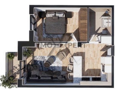 Apartament 2 camere, etaj intermediar,bloc premium Baciu Regal 