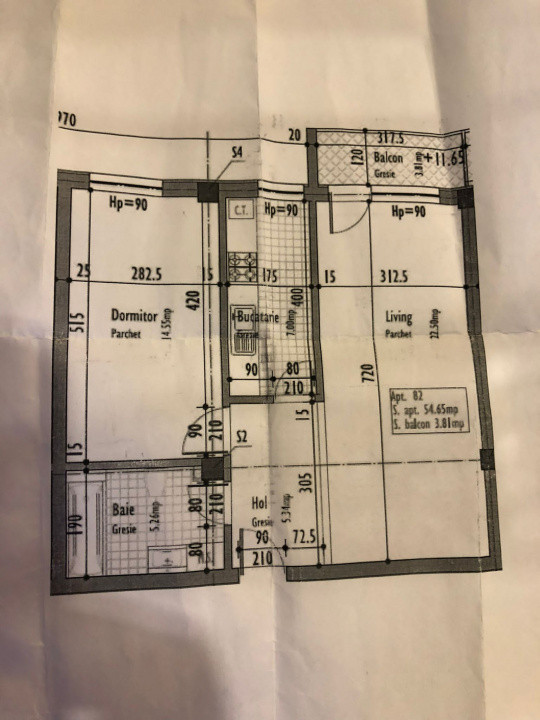 Apartament cu 2 camere, et intermediar, zona Fabrica de Sport