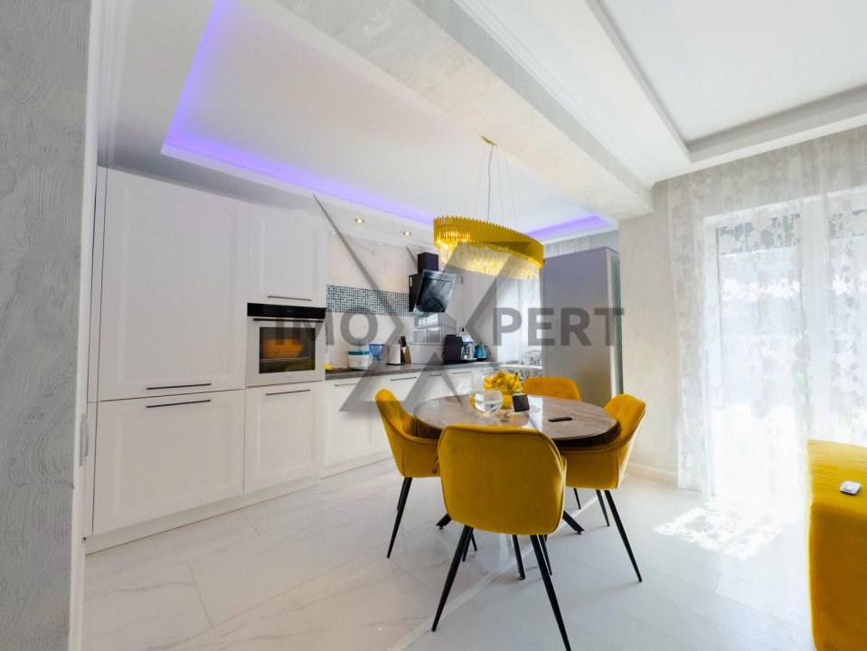 Apartament 3 camere superfinisat + grădină 125 mp – zona Vivo