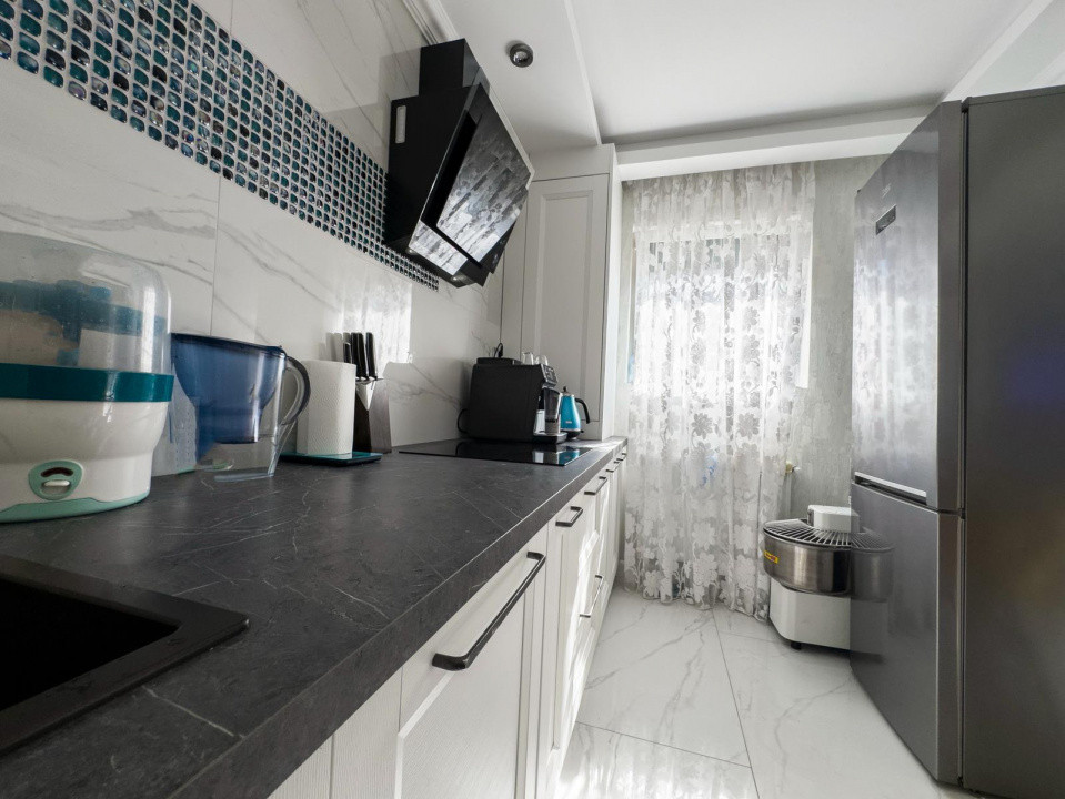 Apartament 3 camere superfinisat + grădină 125 mp – zona Vivo