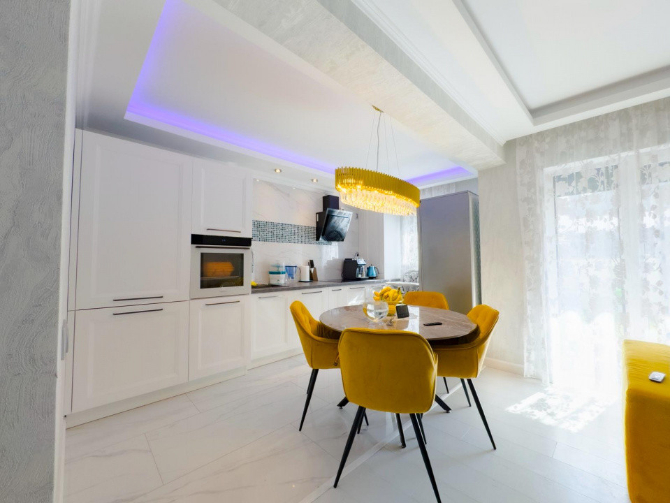 Apartament 3 camere superfinisat + grădină 125 mp – zona Vivo