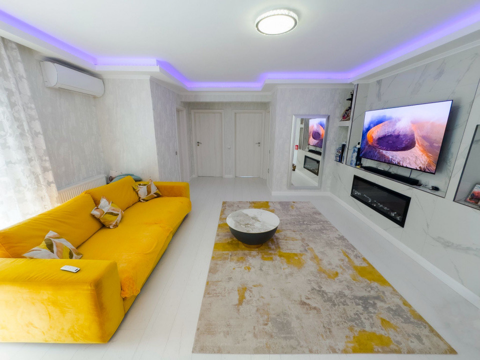 Apartament 3 camere superfinisat + grădină 125 mp – zona Vivo