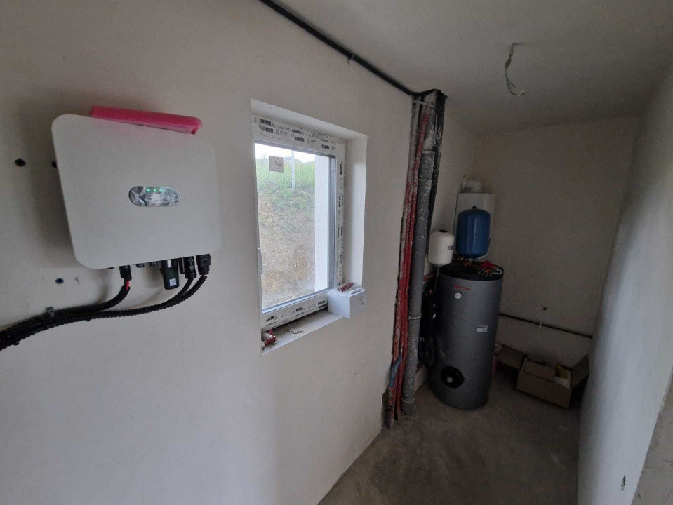 Casă premium la intrare in Chinteni, 514 mp teren, panouri solare