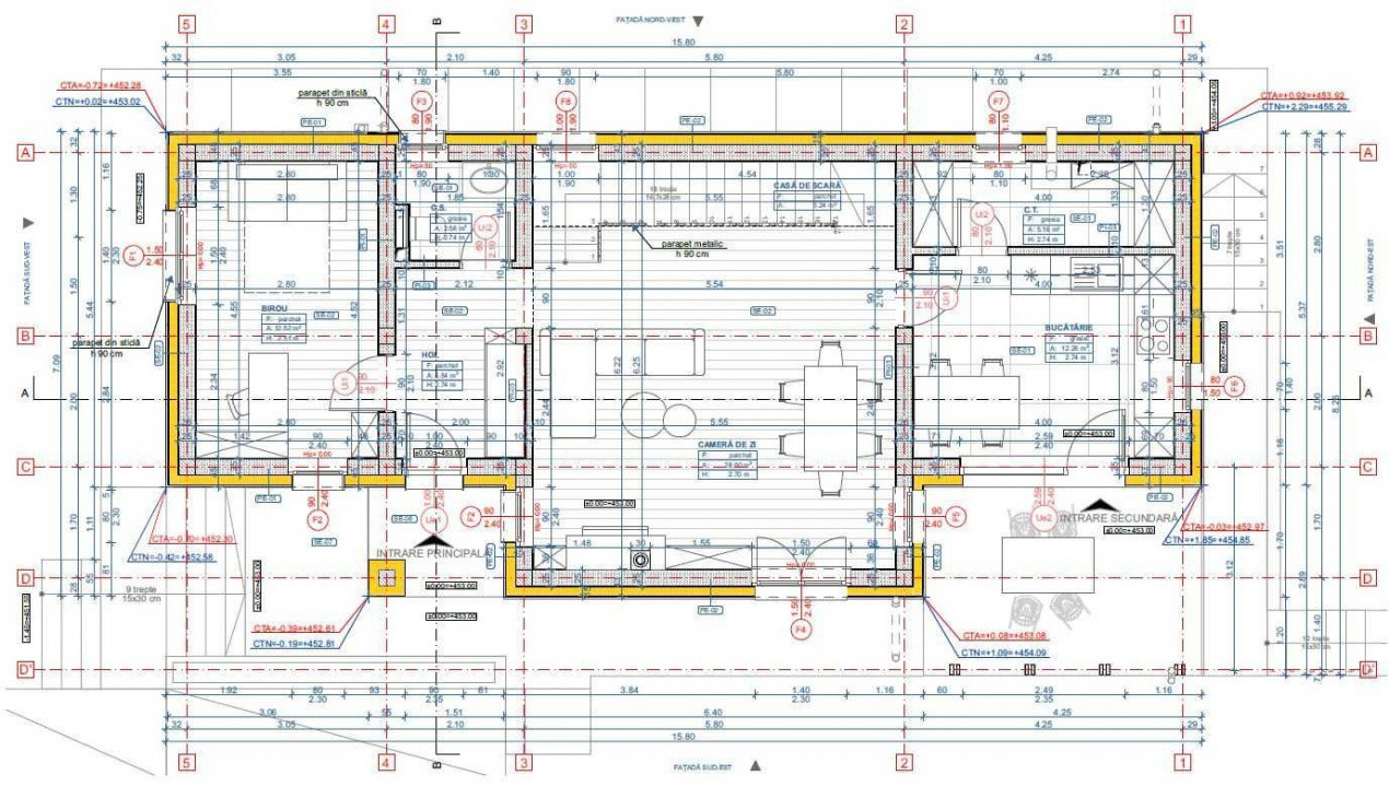 Casă premium la intrare in Chinteni, 514 mp teren, panouri solare