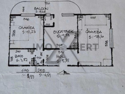 Apartament 2 camere decomandate, etaj 1 , Dorobanților