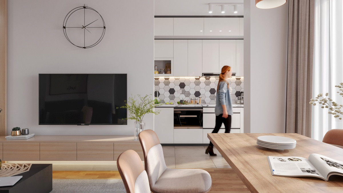 Apartament o camera, 38,5 mp, etaj 1, Bloc premium, Marasti