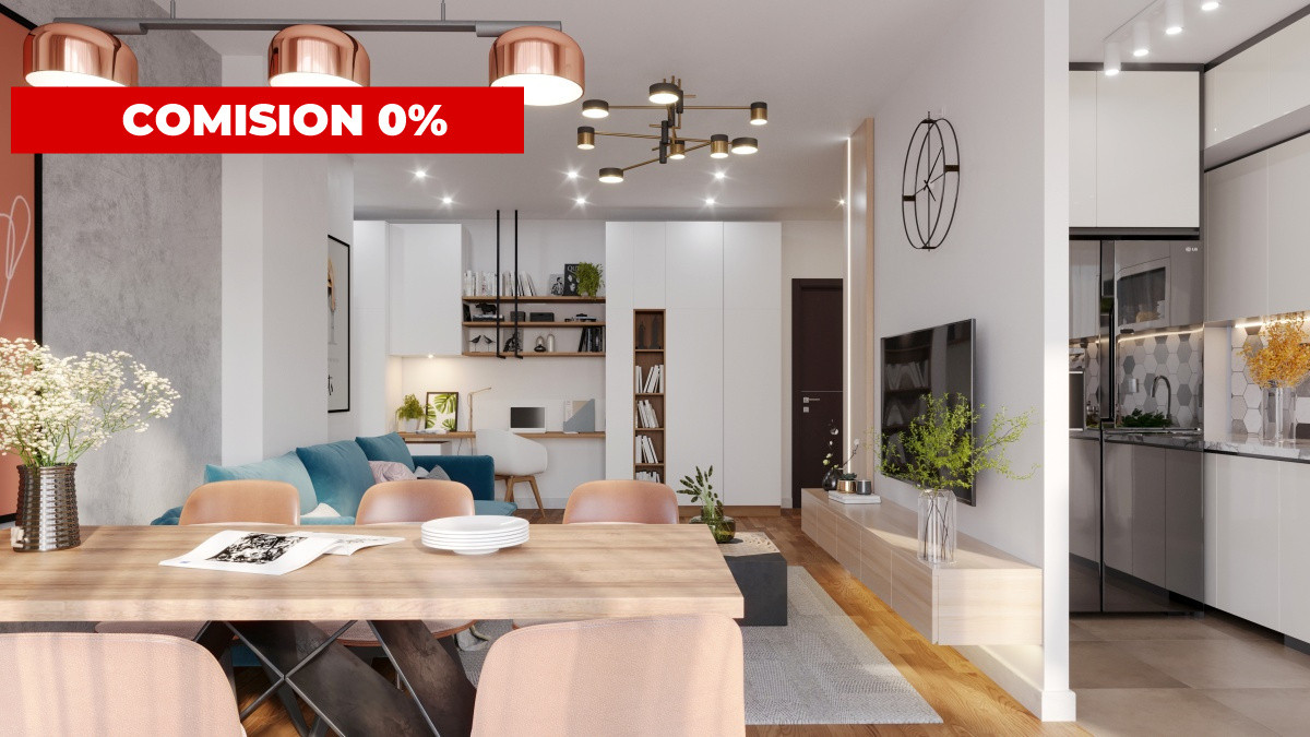 Apartament o camera, 38,5 mp, etaj 1, Bloc premium, Marasti