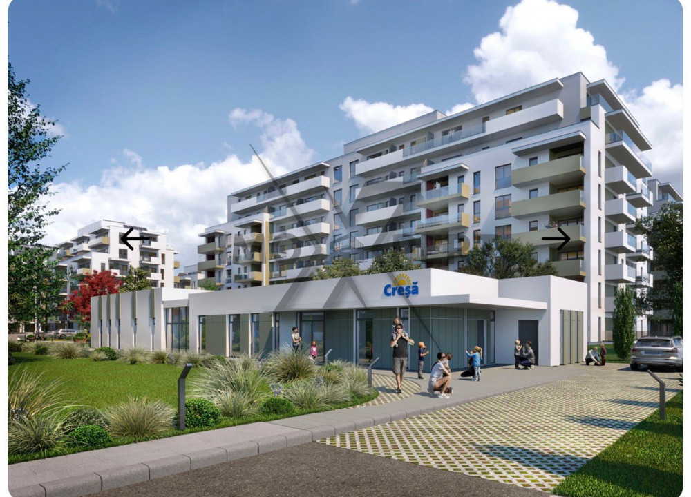 Apartament o camera, 38,5 mp, etaj 1, Bloc premium, Marasti