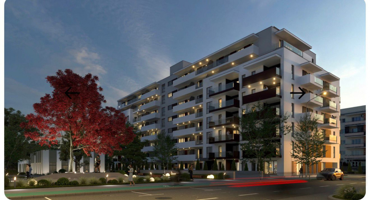 Apartament o camera, 38,5 mp, etaj 1, Bloc premium, Marasti