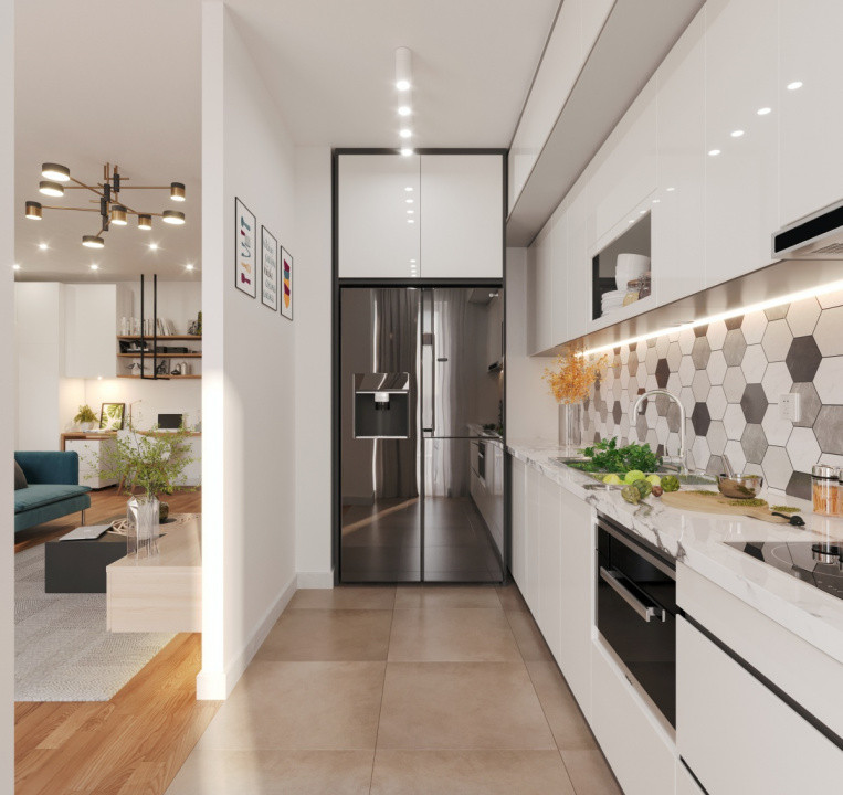 Apartament o camera, 40 mp, etaj 1, Bloc premium, Rivus