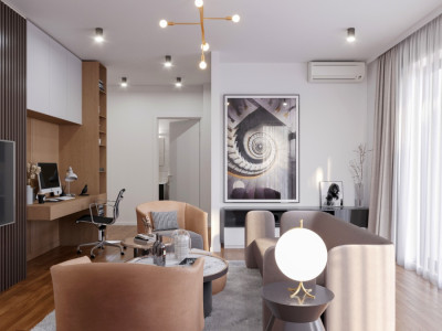 Apartament de 2 camere 53 mp, etaj 6, Bloc premium, Rivus