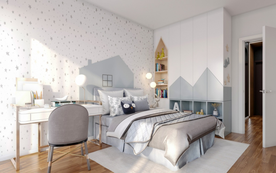 Apartament de 2 camere 53 mp, etaj 3, Bloc premium, Rivus