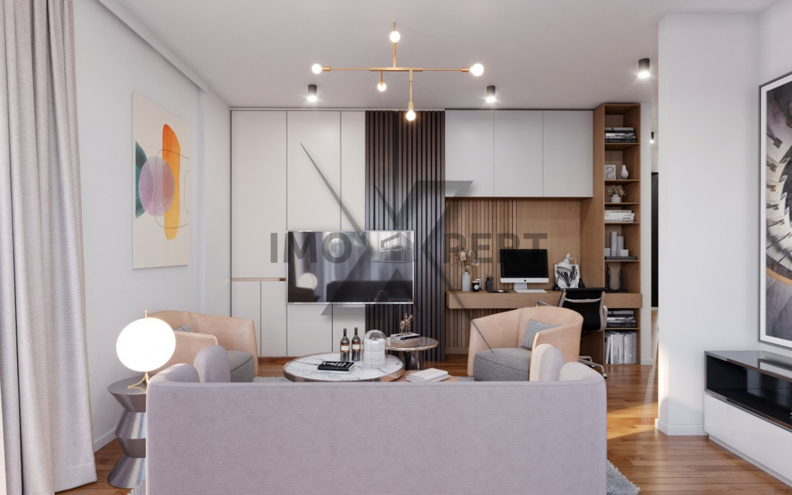 Apartament 4 camere,2 bai, terasa 37 m , super view, Rivus 