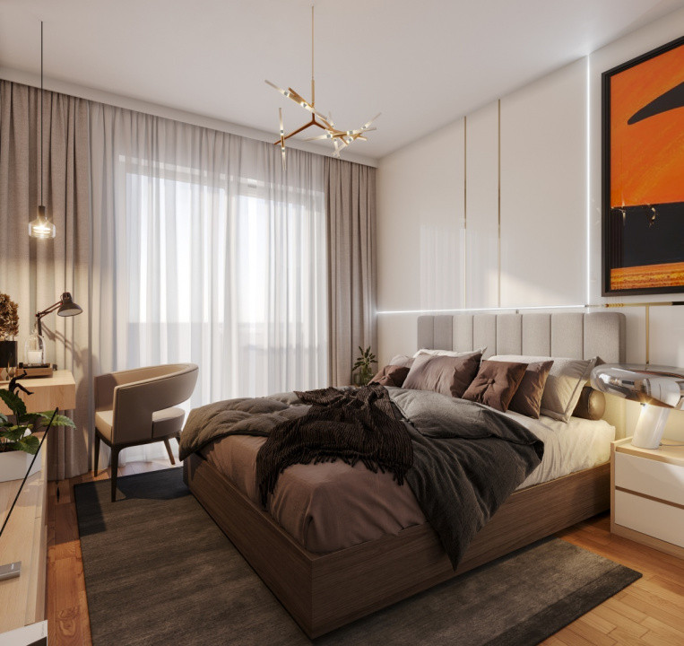 Apartament 4 camere,2 bai, terasa 37 m , super view, Rivus 