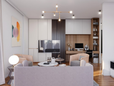 Apartament 4 camere,2 bai, terasa 37 m , super view, Rivus 