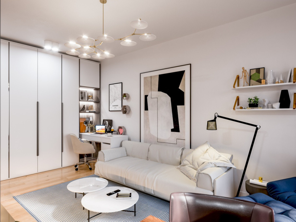 Apartament 4 camere,2 bai, terasa 60 m , super view, Bloc Premium