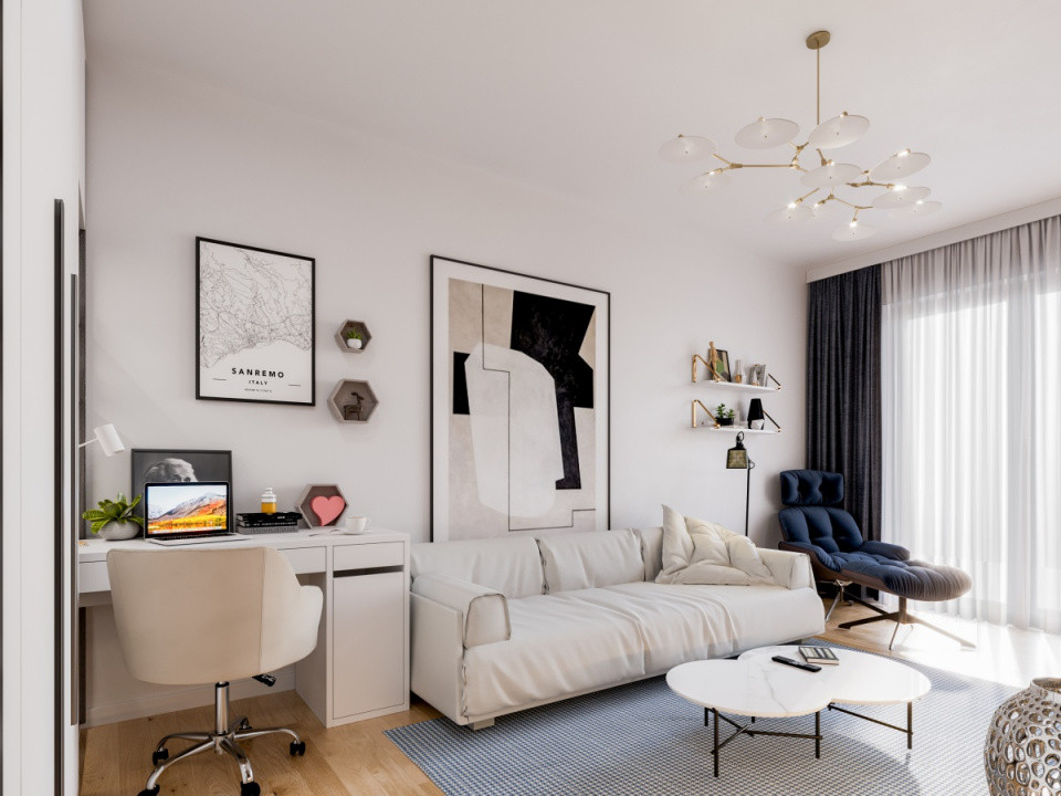 Apartament 4 camere,2 bai, terasa 60 m , super view, Bloc Premium