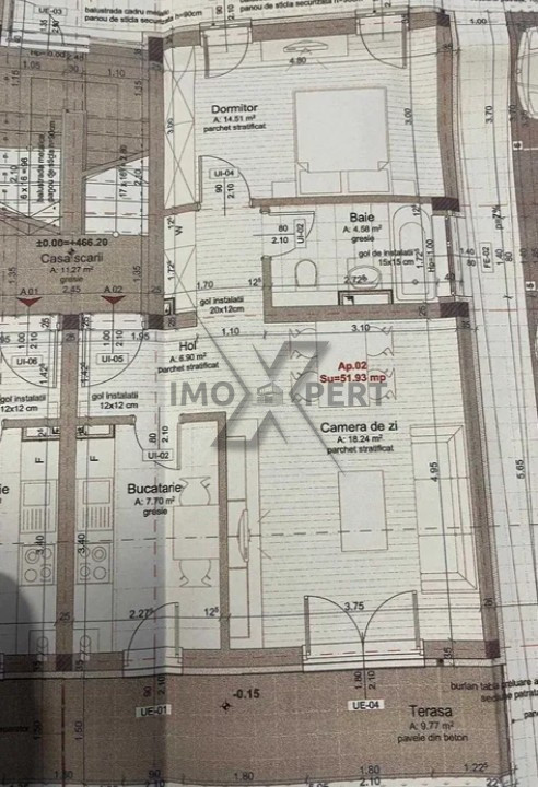 Apartament 2 camere, la cheie, terasa si gradina, cartier Buna Ziua