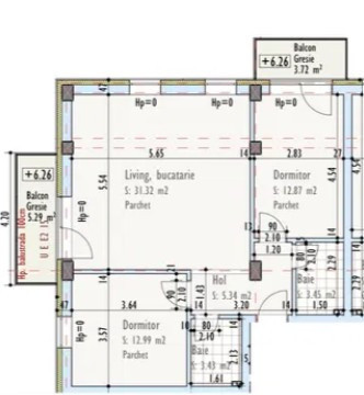 Apartament 3 camere bloc nou, zona Leroy Merlin Marasti