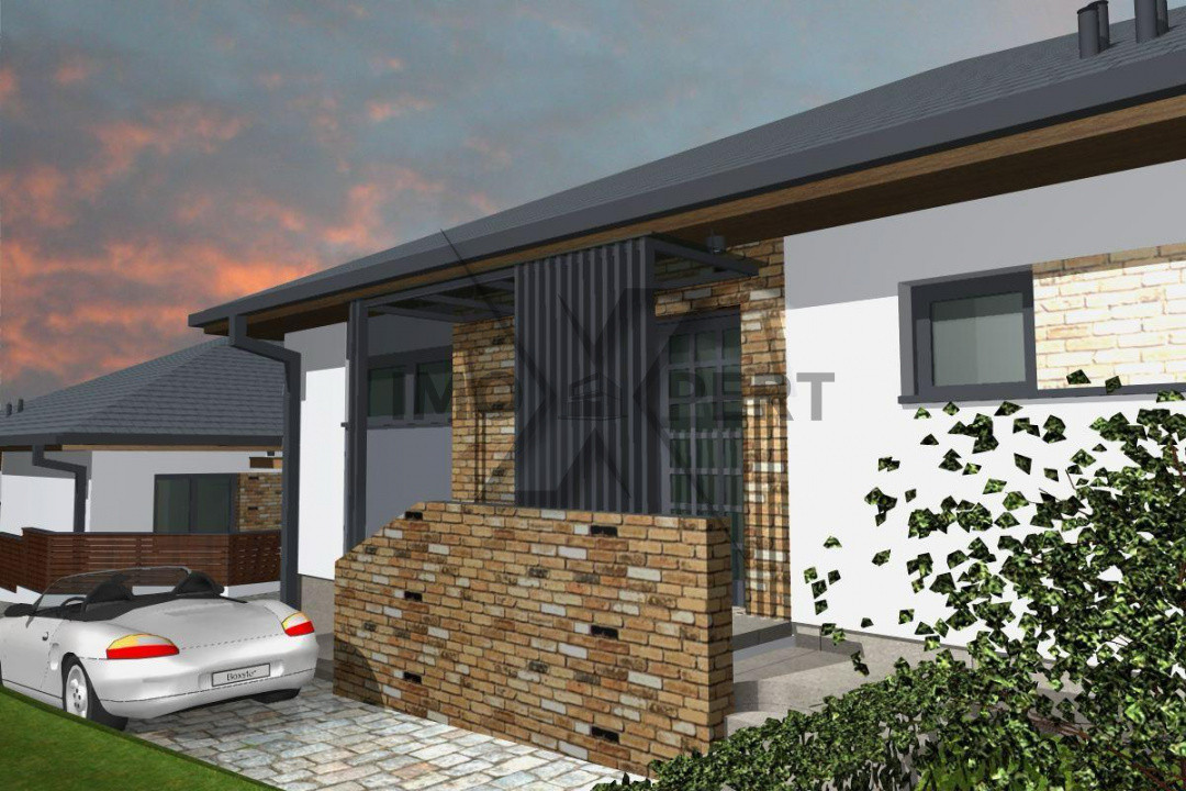 Casa Individuala finalizata, pe un singur nivel cu TVA Inclus in Baciu!