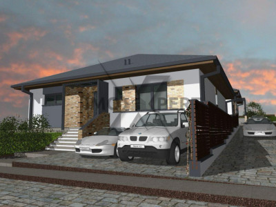 Casa Individuala finalizata, pe un singur nivel cu TVA Inclus in Baciu!