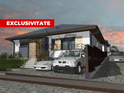 Casa Individuala finalizata, pe un singur nivel cu TVA Inclus in Baciu!