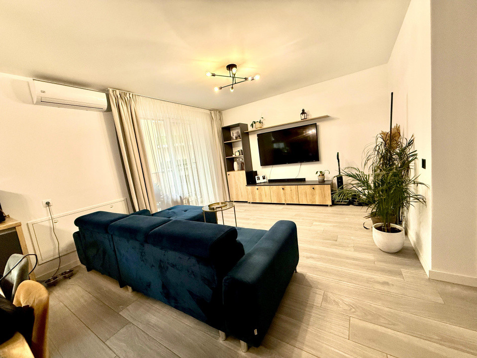 Apartament 3 camere, bloc nou 2021, Beta Residence, Chinteni, 77 mp